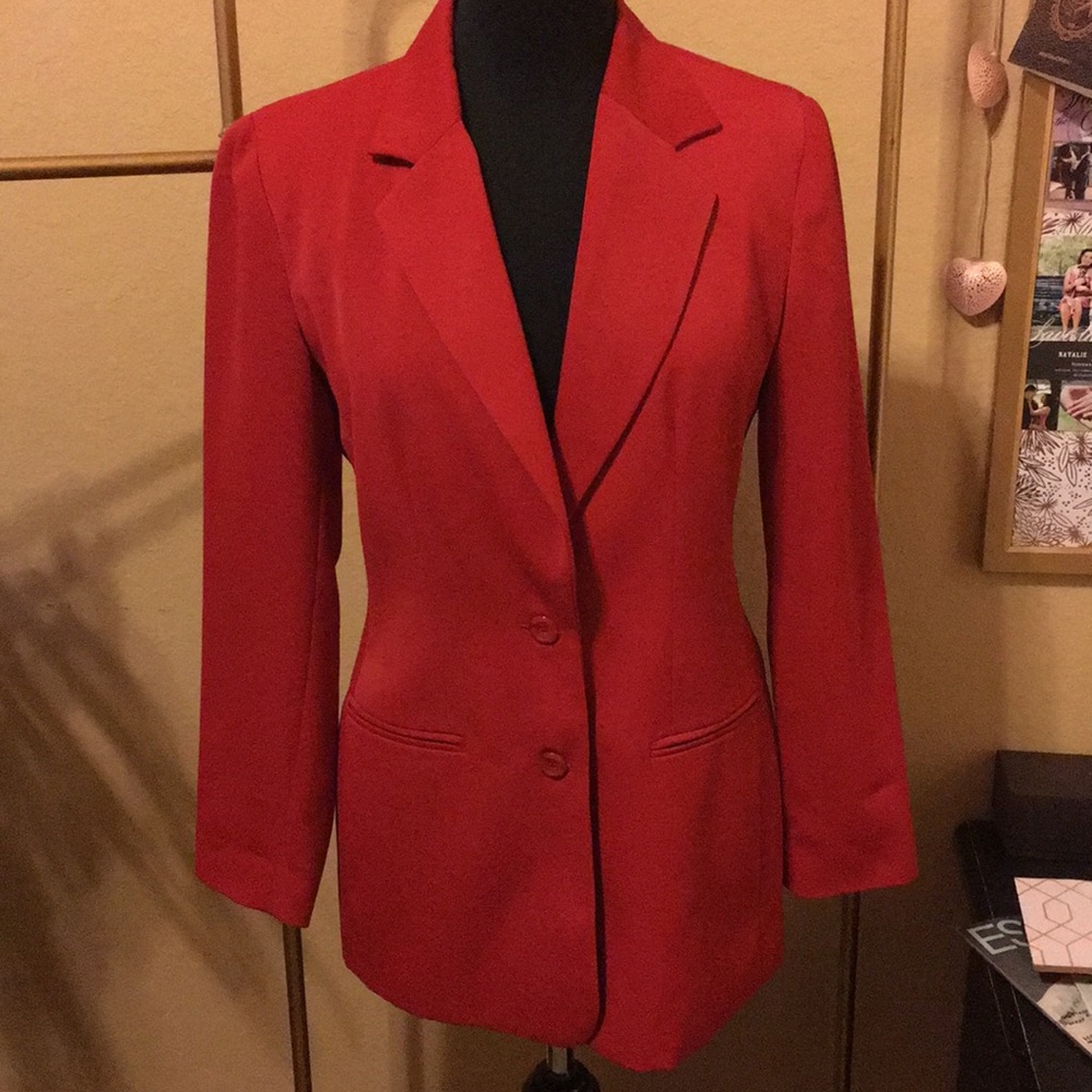Red blazer